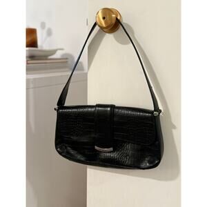 Alfani Croc Embossed Y2K Leather Shoulder Bag ✨